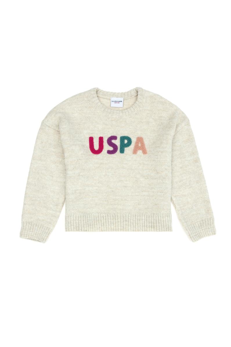 Kız Çocuk Krem Kazak