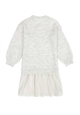 Kız Çocuk Taş Triko Elbise - 50271904018