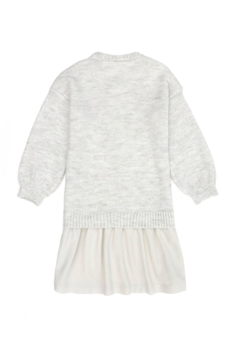 Kız Çocuk Taş Triko Elbise - 50271904018