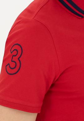 Erkek Kırmızı Basic Polo Yaka Tişört - 50263001037