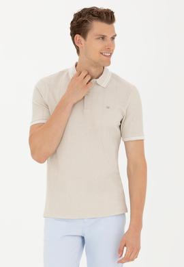 Erkek Taş Polo Yaka Tişört - 50263425017