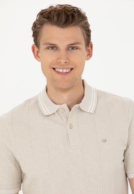 Erkek Taş Polo Yaka Tişört - 50263425017