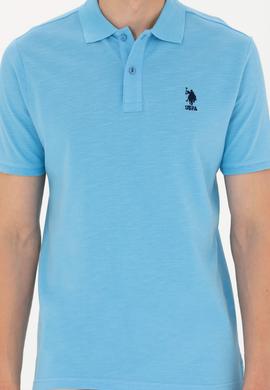 Erkek Turkuaz Polo Yaka Tişört - 50263520072