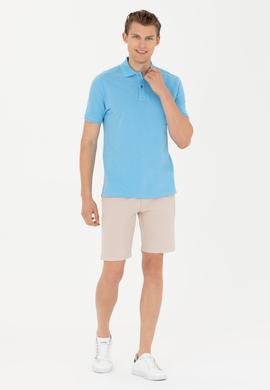 Erkek Turkuaz Polo Yaka Tişört - 50263520072