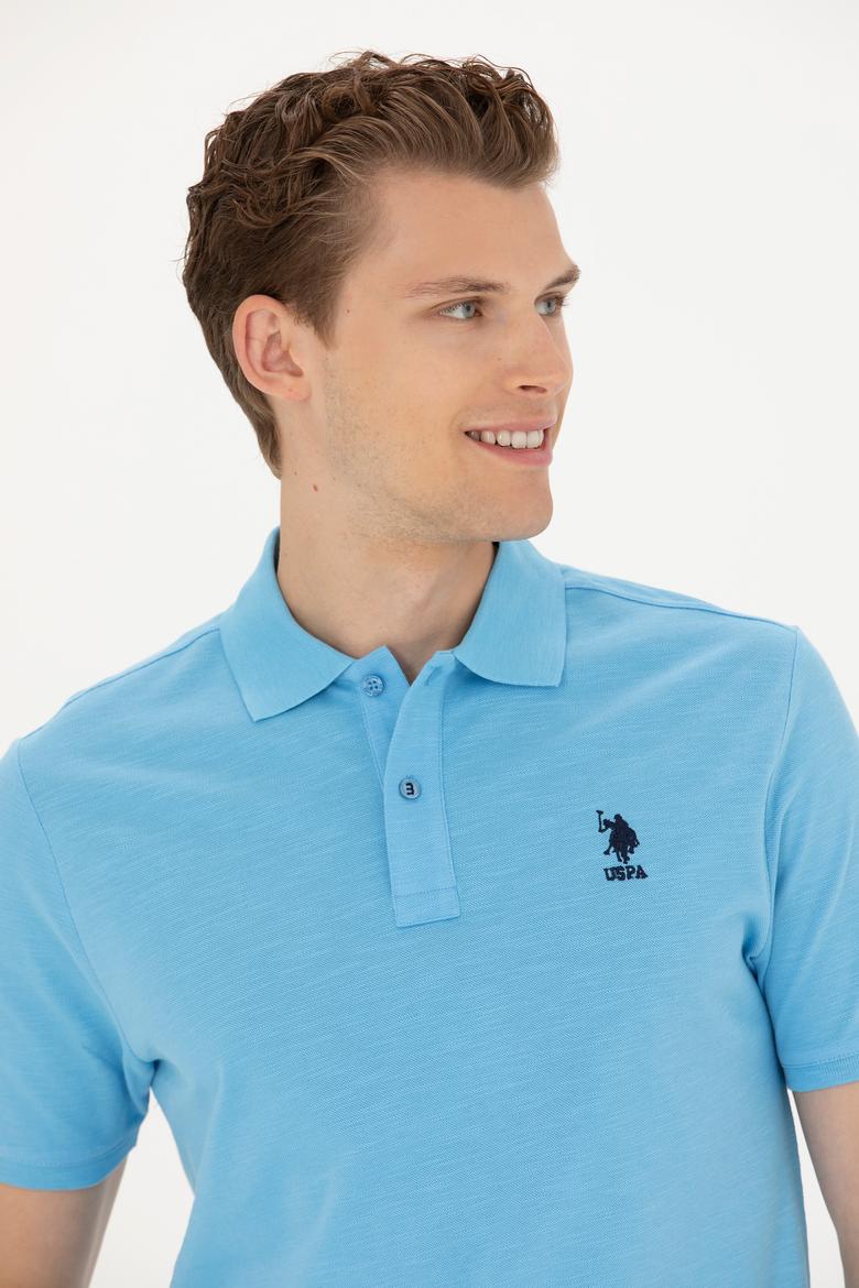 Erkek Turkuaz Polo Yaka Tişört - 50263520072