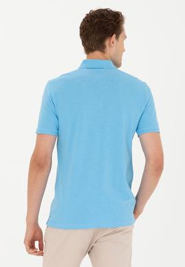 Erkek Turkuaz Polo Yaka Tişört - 50263520072