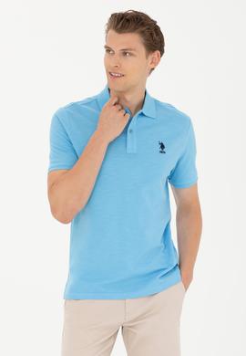 Erkek Turkuaz Polo Yaka Tişört - 50263520072