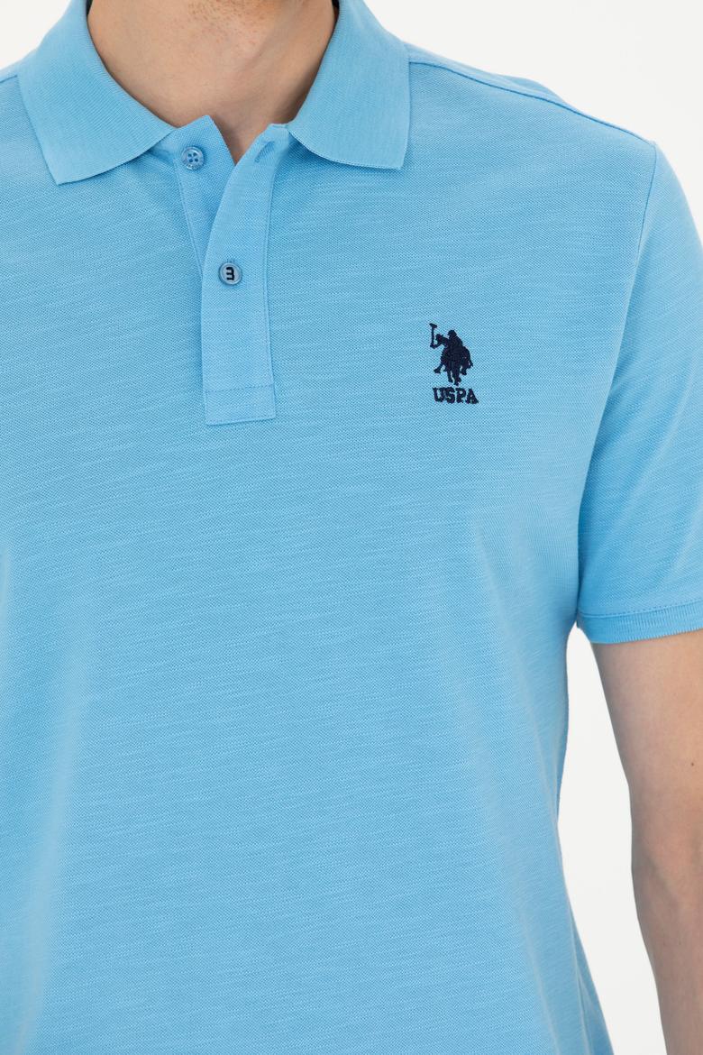 Erkek Turkuaz Polo Yaka Tişört - 50263520072