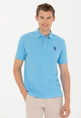 Erkek Turkuaz Polo Yaka Tişört - 50263520072