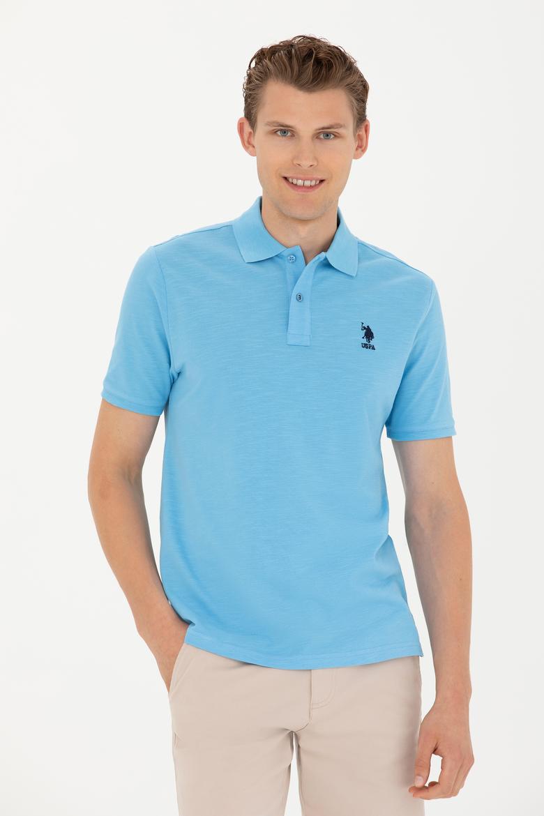 Erkek Turkuaz Polo Yaka Tişört - 50263520072