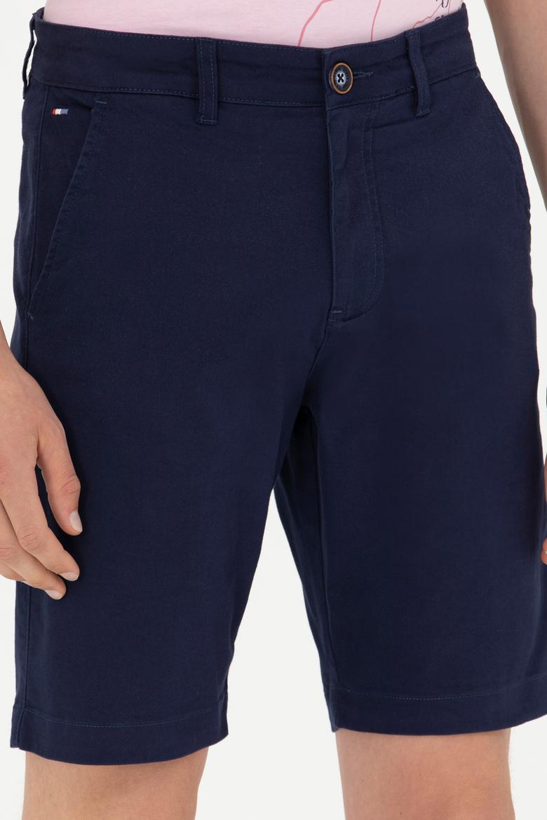 Erkek Lacivert Dokuma Şort - 50263898015