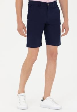 Erkek Lacivert Dokuma Şort - 50263898015