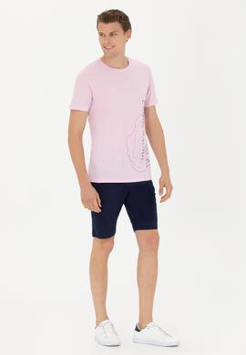 Erkek Lacivert Dokuma Şort - 50263898015