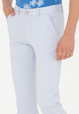 Erkek Açık Mavi Kanvas / Chino Pantolon - 50266054026