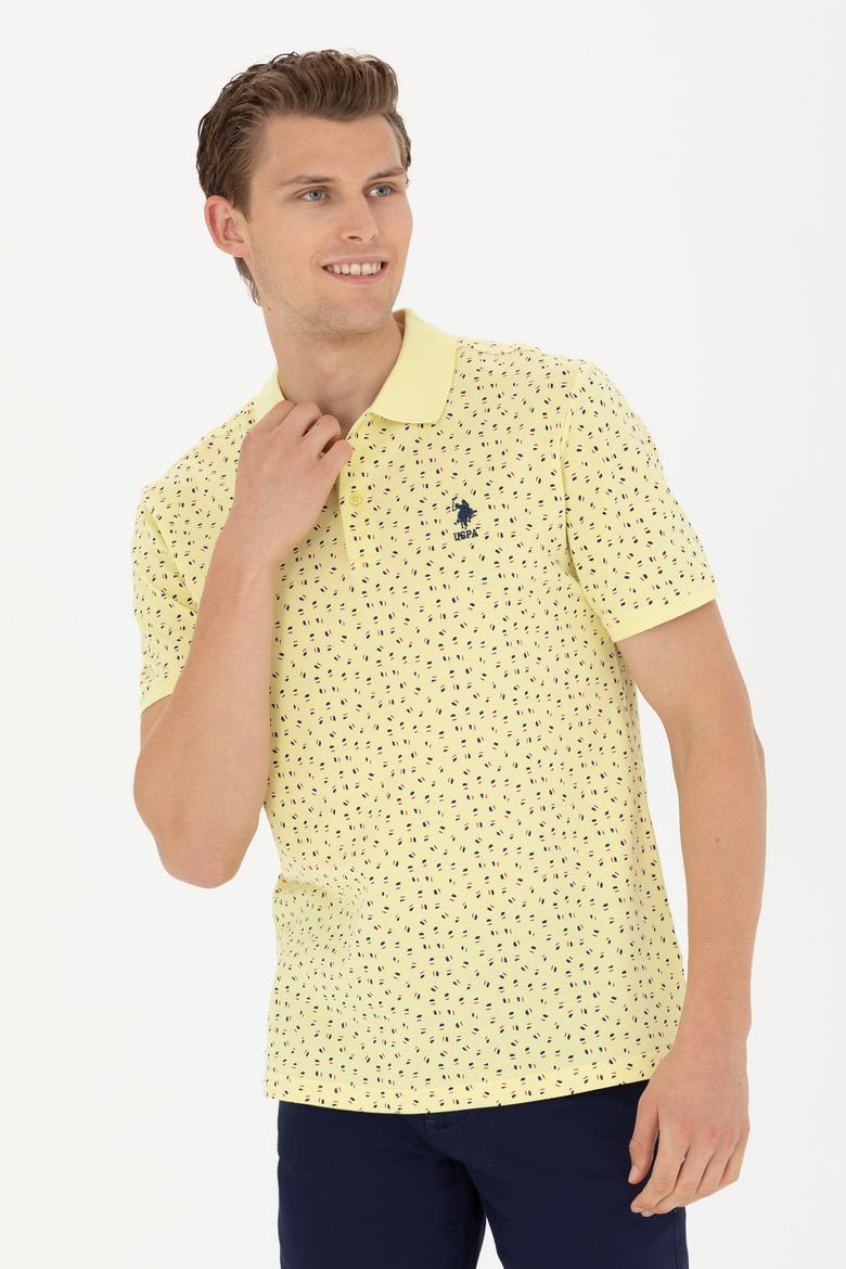 Erkek Açık Sarı Polo Yaka Tişört - 50263269023