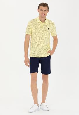 Erkek Açık Sarı Polo Yaka Tişört - 50263269023