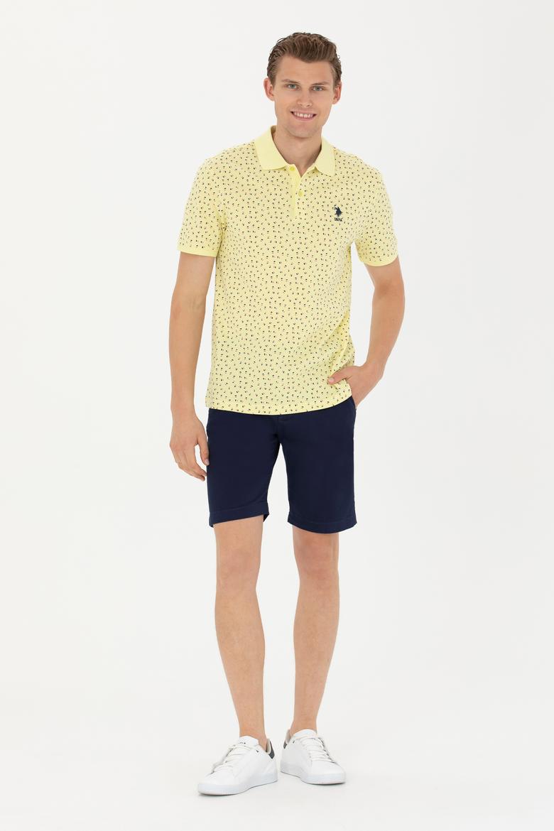 Erkek Açık Sarı Polo Yaka Tişört - 50263269023