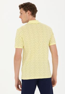 Erkek Açık Sarı Polo Yaka Tişört - 50263269023
