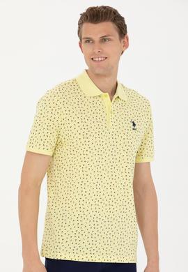 Erkek Açık Sarı Polo Yaka Tişört - 50263269023