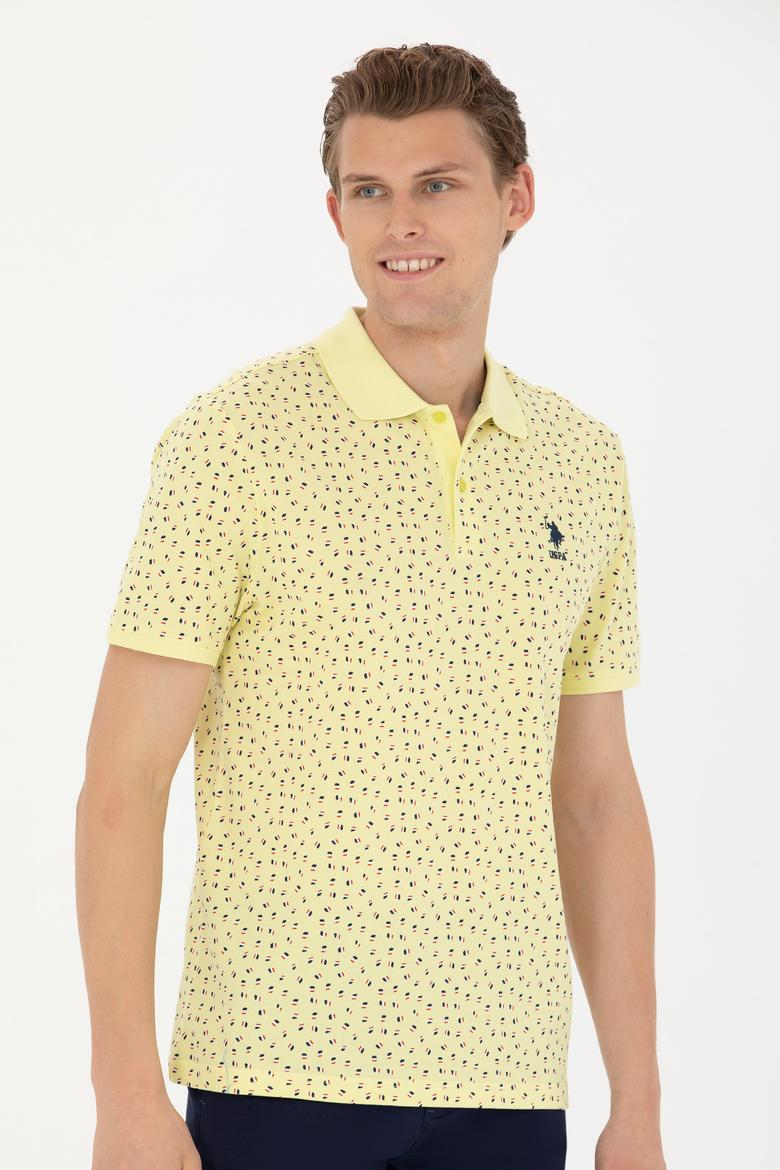 Erkek Açık Sarı Polo Yaka Tişört - 50263269023
