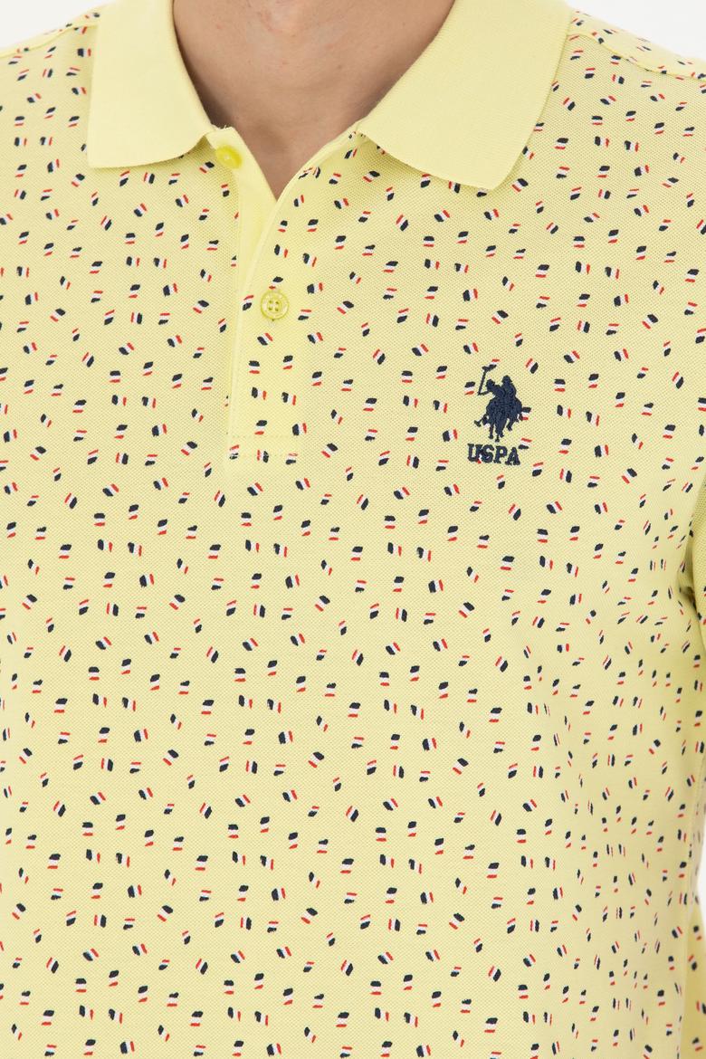 Erkek Açık Sarı Polo Yaka Tişört - 50263269023