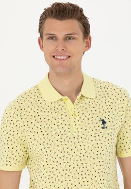 Erkek Açık Sarı Polo Yaka Tişört - 50263269023