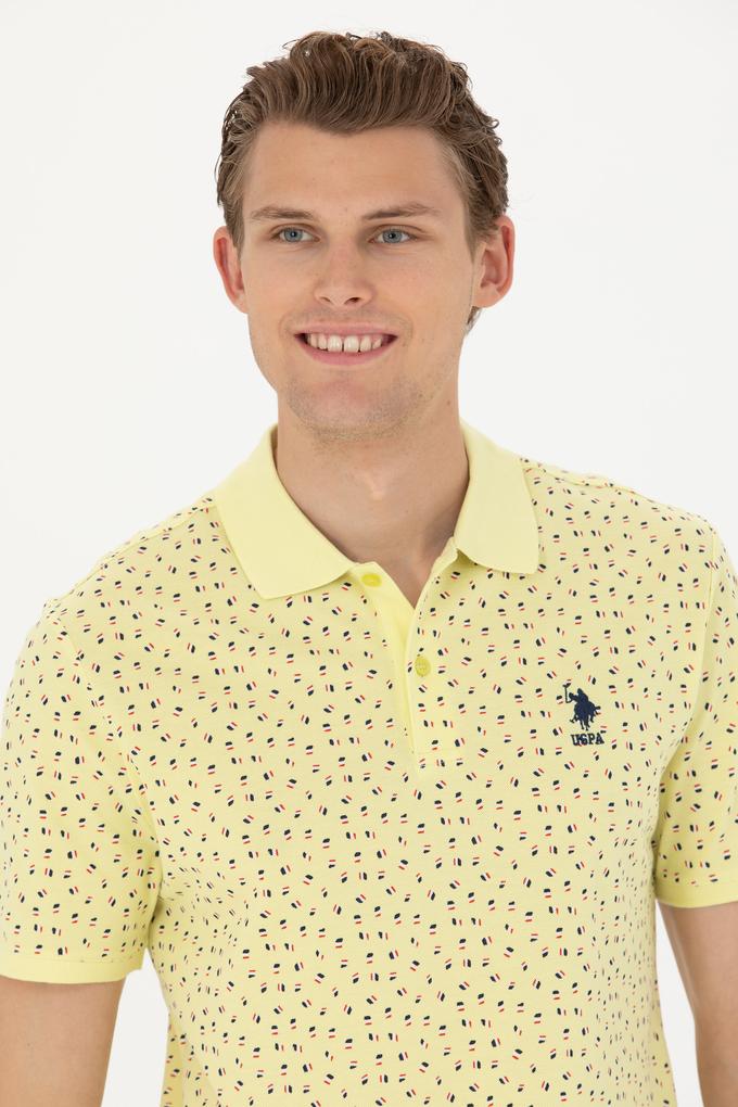 Erkek Açık Sarı Polo Yaka Tişört