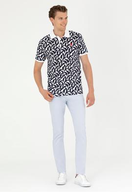 Erkek Lacivert Polo Yaka Tişört - 50263272001