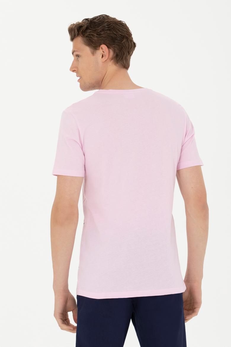 Erkek Manolya Bisiklet Yaka Tişört - 50263395024