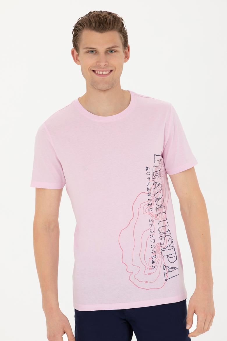 Erkek Manolya Bisiklet Yaka Tişört - 50263395024