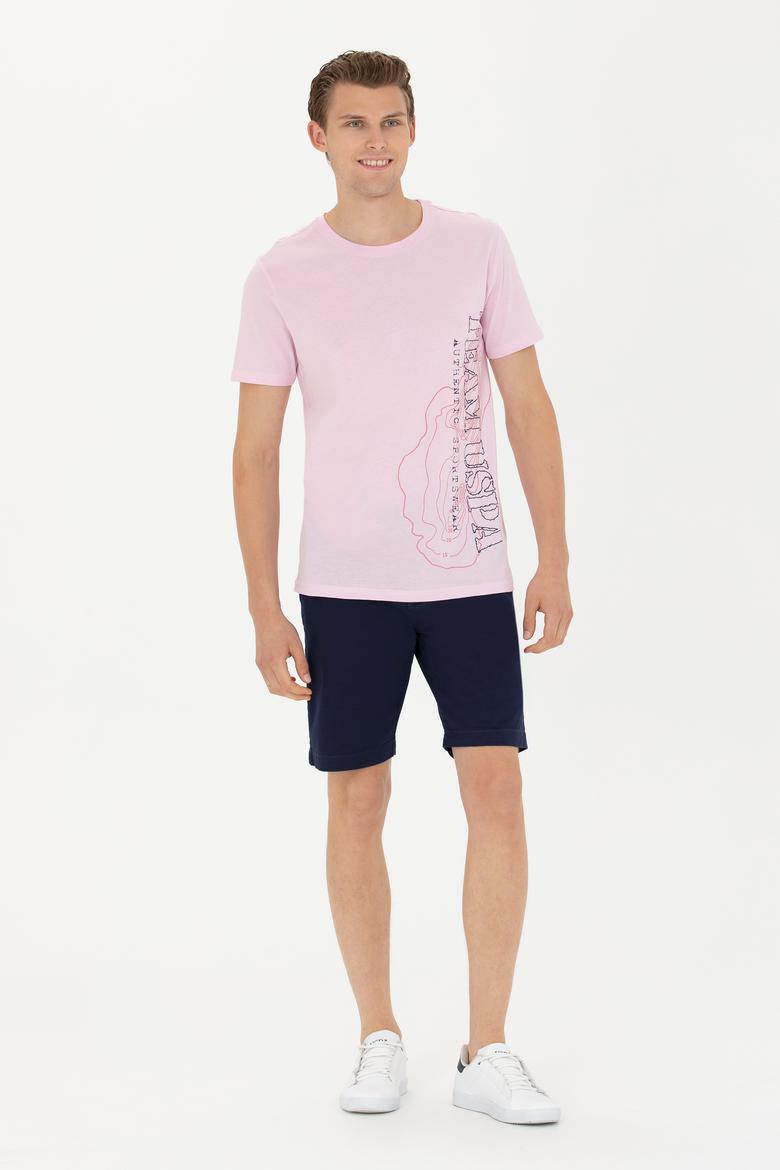 Erkek Manolya Bisiklet Yaka Tişört - 50263395024