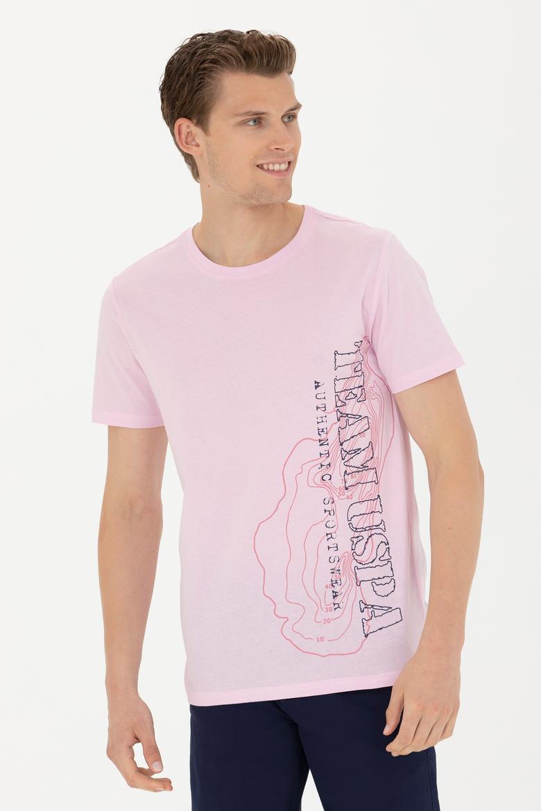 Erkek Manolya Bisiklet Yaka Tişört - 50263395024