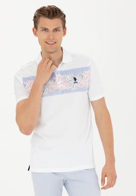 Erkek Beyaz Polo Yaka Tişört - 50263512003