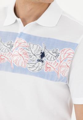 Erkek Beyaz Polo Yaka Tişört - 50263512003