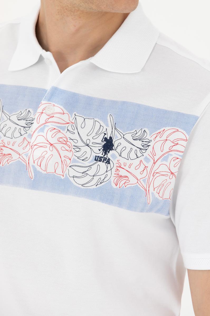 Erkek Beyaz Polo Yaka Tişört