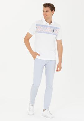 Erkek Beyaz Polo Yaka Tişört - 50263512003