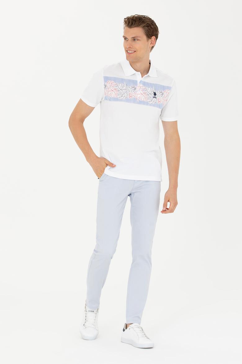 Erkek Beyaz Polo Yaka Tişört - 50263512003