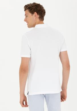 Erkek Beyaz Polo Yaka Tişört - 50263512003