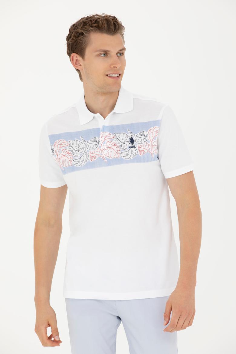 Erkek Beyaz Polo Yaka Tişört - 50263512003