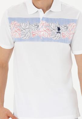 Erkek Beyaz Polo Yaka Tişört - 50263512003