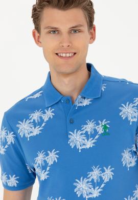 Erkek Saks Polo Yaka Tişört - 50263540025