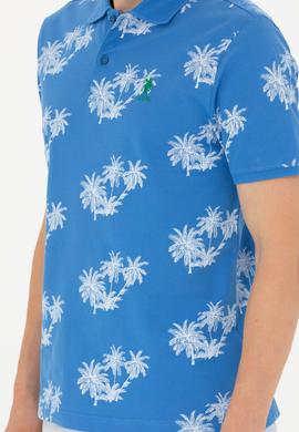 Erkek Saks Polo Yaka Tişört - 50263540025