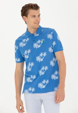 Erkek Saks Polo Yaka Tişört - 50263540025