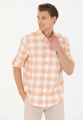 Erkek Pudra Uzun Kollu Gömlek - 50264270023