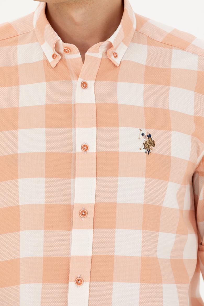 Erkek Pudra Uzun Kollu Gömlek - 50264270023