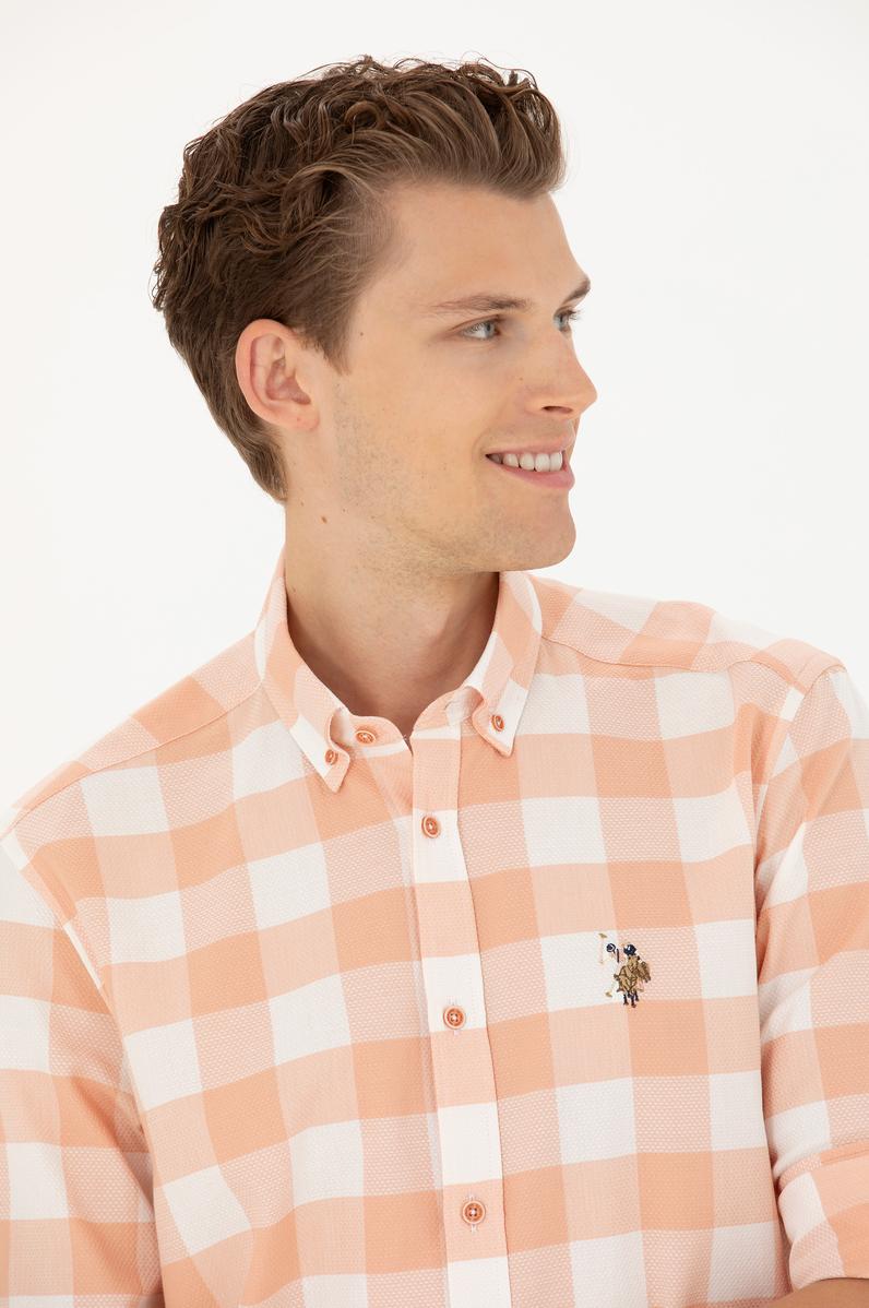 Erkek Pudra Uzun Kollu Gömlek