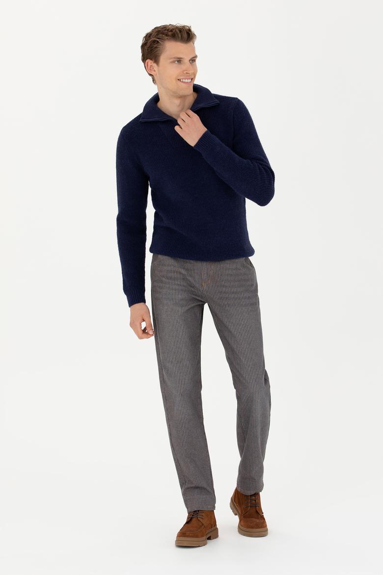 Erkek Lacivert Jean Pantolon