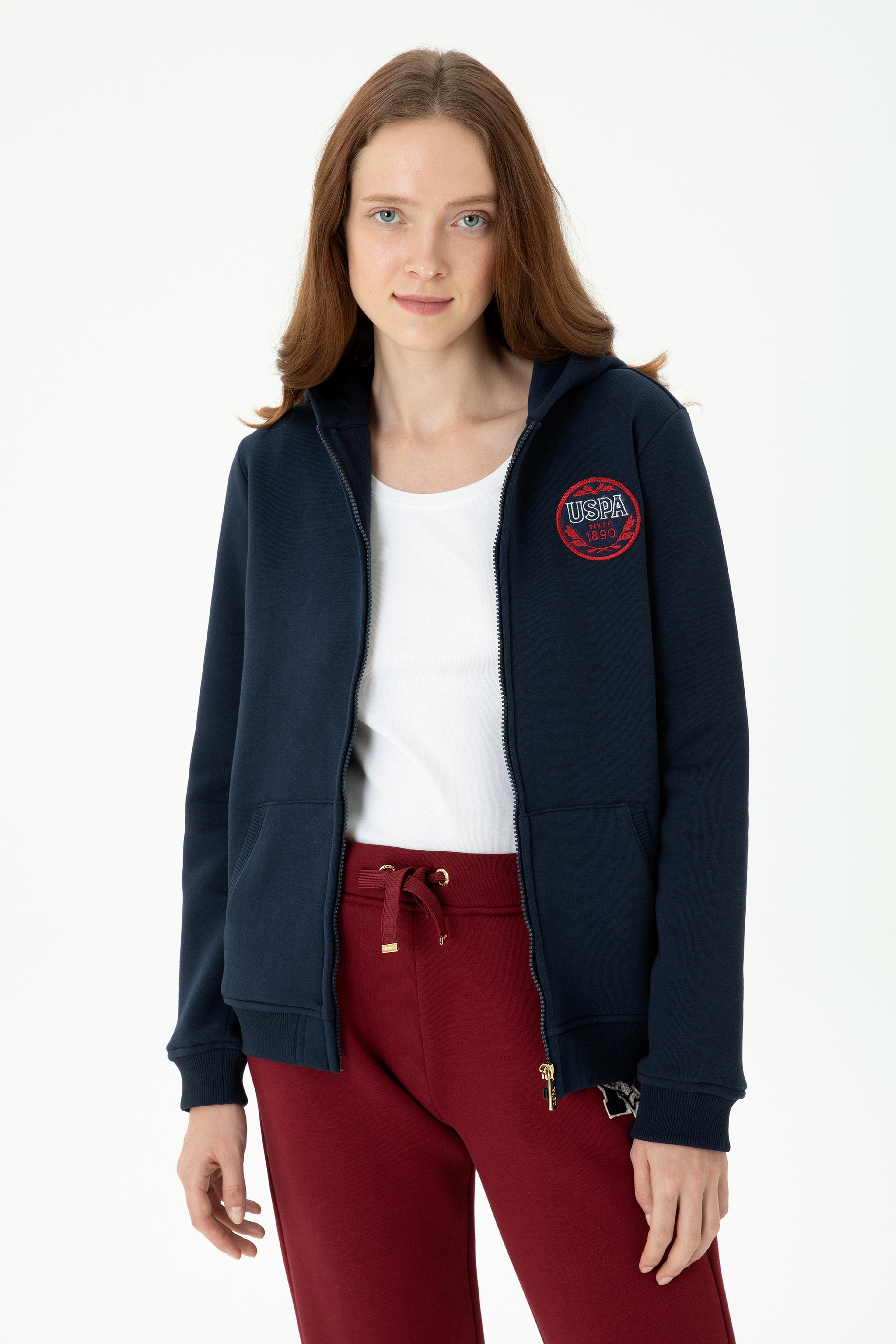Kadın Lacivert Sweatshirt - Image 3