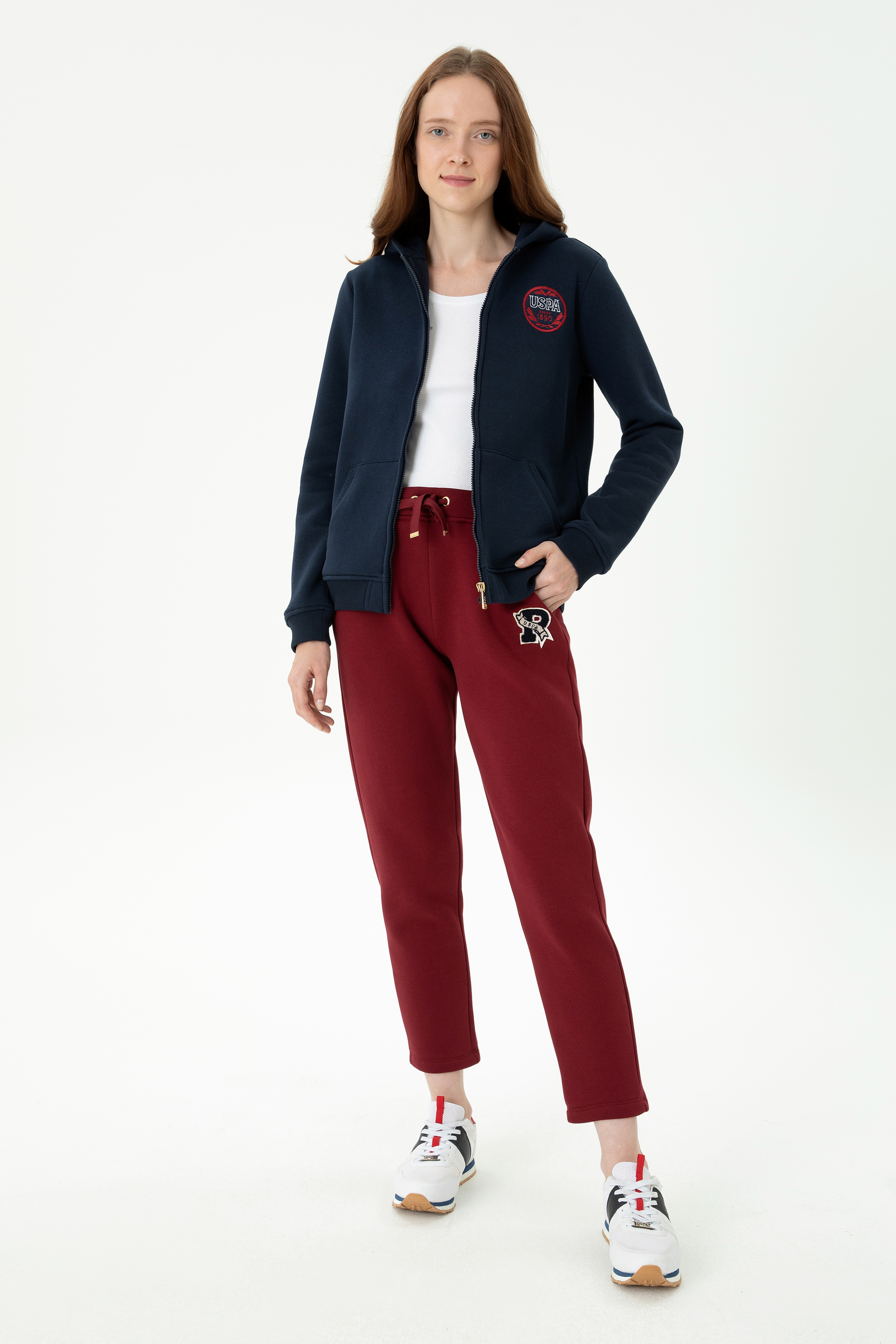 Kadın Lacivert Sweatshirt - Image 4