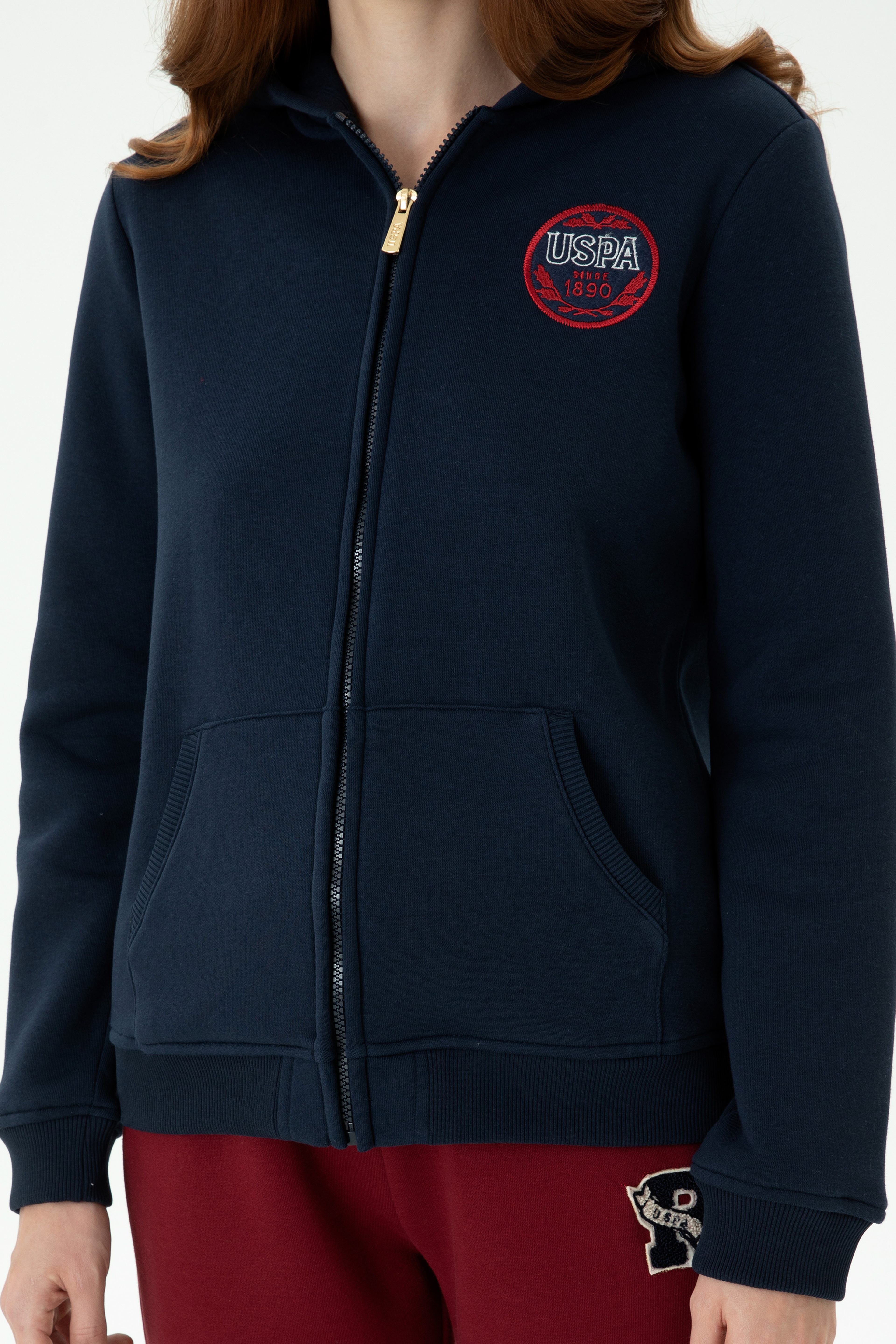 Kadın Lacivert Sweatshirt - Image 6